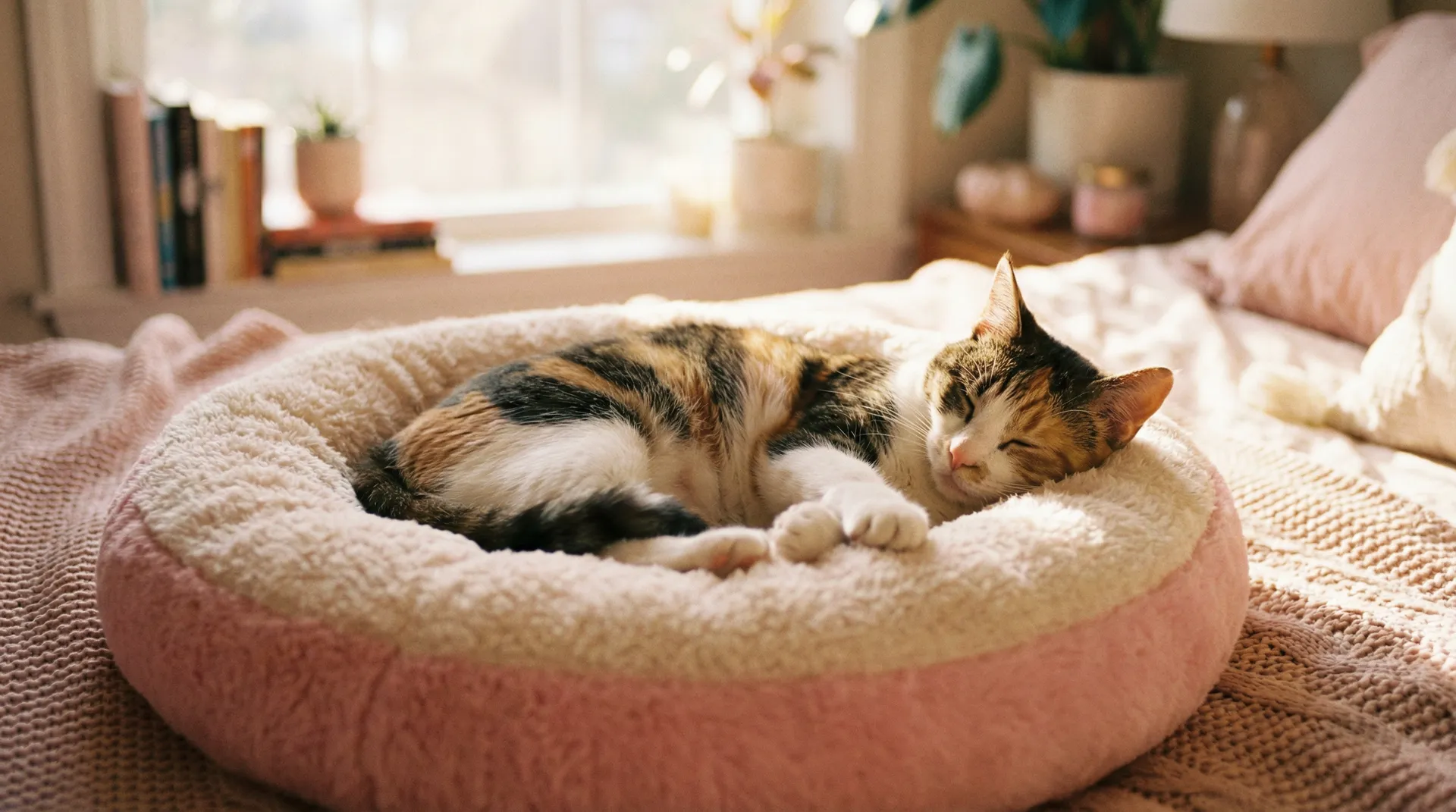 三花猫安静入睡 - 免费手机点歌